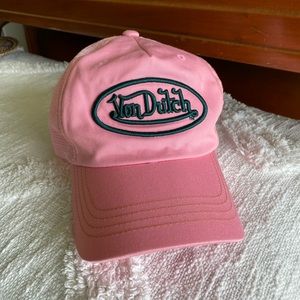 Pink Von Dutch Trucker Hat